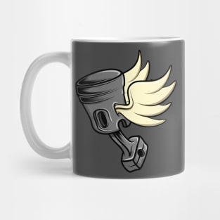 Piston Wings comic Biker tuner Mug